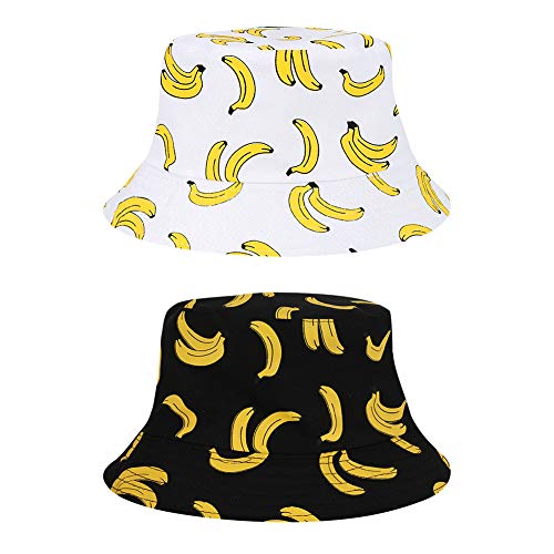 Xinzistar 2 Stück Fischerhut für Damen Herren, Universal Bucket Hat Anglerhut Sommerhut Atmungsaktiv Faltbar Eimerhut…