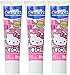 Kid's Crest Hello Kitty Bubblegum Flavor Toothpaste 4.2 oz (Pack of 3)