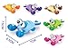 GINOVO 4pcs/Lot Wind Up Toy Wind-Up Animal for Baby, Toddler and Kid (Cow + Giraffe + Lobster + Penguin)