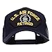 e4Hats.com US Air Force Retired Military Patched Mesh Cap - Navy OSFM