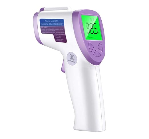 Forehead Thermometer - Ear Thermometer - Quick 1 Second Reading for for Body, Surface and Room Forehead Thermometer for Baby, Kids and Adults CE and FDA Approved best non-contact infrared thermometer
