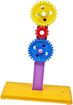 NYLSA DIY Wheel Gear Building Kits - Exploring Physics Movement of Direction Speed Student Science Educational Toy