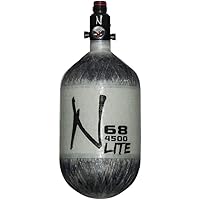 Ninja Carbon Fiber HPA Tank - 68/4500 LITE - Adjustable Reg - Grey
