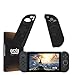 Orzly FlexiCase Duo-Pack for Switch Joy-Cons - Pair of Black Protective Case Covers [Lightweight, Durable Flexible Rubberised Skins] for Left & Right Nintendo Switch Joy-Con Controllers