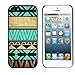 EVERMARKET amtonseeshop Nice Hot Aztec Tribal Pattern Case (Wood Turquoise For iPhone 5 5S)