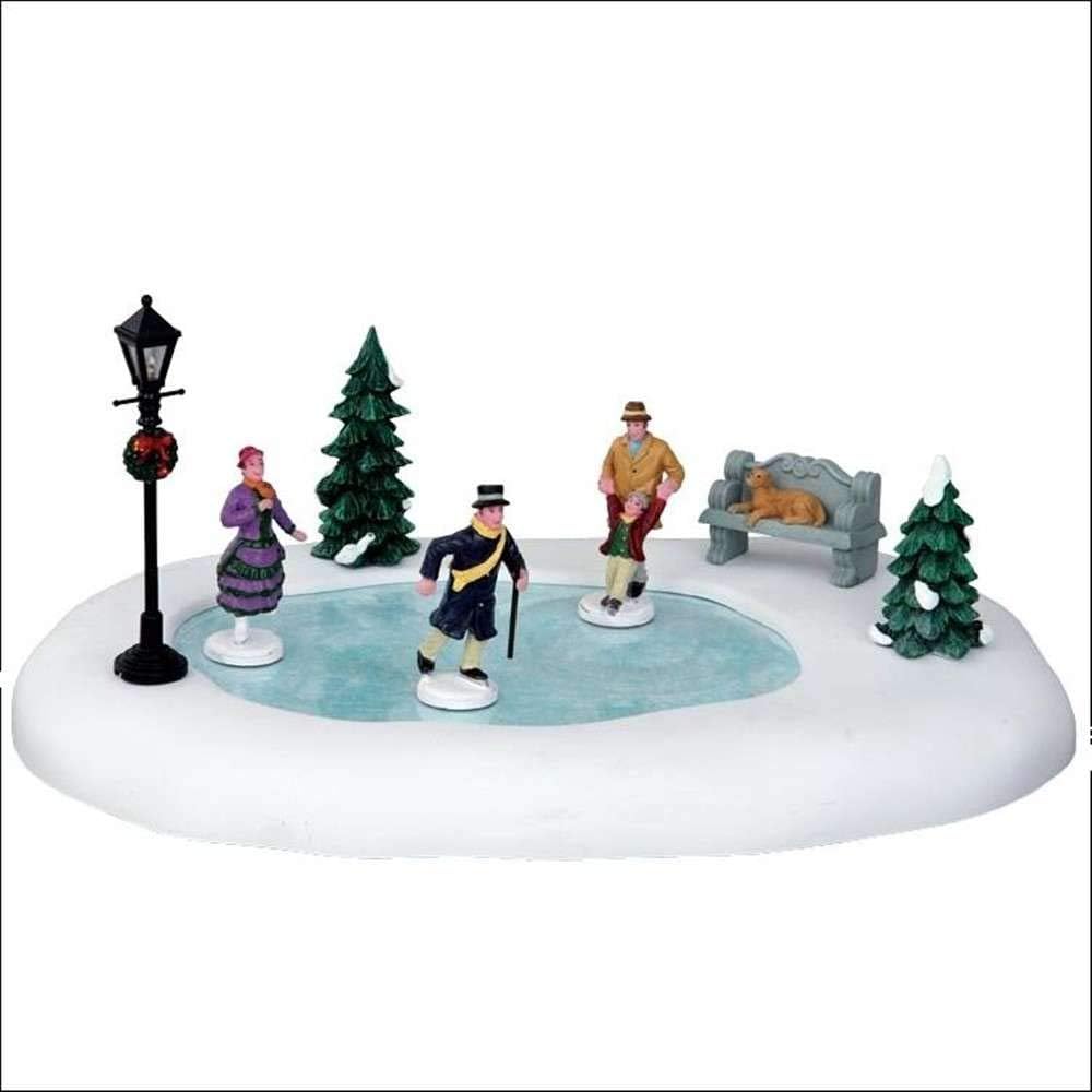 Lemax Christmas Village, Skating In The Park 8pcs Amazon.co.uk Kitchen & Home