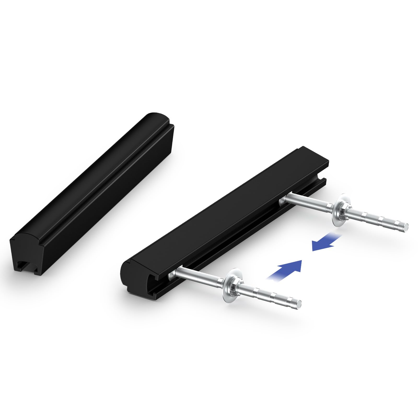 Photo 1 of Peaha 10 Pack Adjustable Black Cabinet Pulls (25-102mm) Hole Distance Drawer Pulls, Adjustable Cabinet Pulls for Kitchen Cabinets