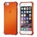 LUVVITT [Clear Grip] Soft Slim Flexible TPU Back Cover Transparent Rubber Case for Apple Phone 6 / Phone 6s (4.7 inch) - Neon Orange