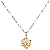 crataly Gold Plated Necklace for Women-Waterproof Pendant Birthday Valentines Day Mothers Day Christmas Gifts