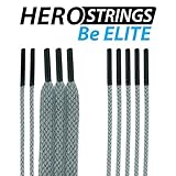 East Coast Dyes (1-Pack) Lacrosse HeroStrings Pro Stringing Kit Grey HM-Strings-Gry-1P