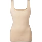 EUYZOU Women's Tummy Control Shapewear Tank Tops Seamless Square Neck Compression Tops Slimming Body Shaper Camisole