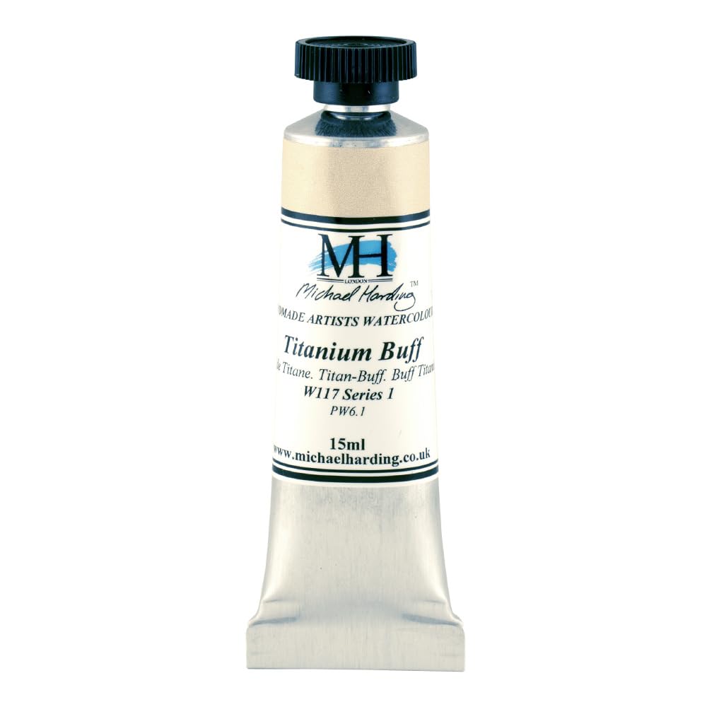 Michael Harding Professional Watercolors - 15ml Tubes (Titanium Buff)