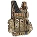 Lixada Tactical Vest Lightweight Breathable Polyester Combat-Vest Outdoor Training Vest Adjustable for Adults CS/Hunting/Training