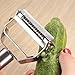Vegetable Peeler, Besiva Ultra Sharp Stainless Steel Vegetable Slicer Peeler with Cleaning Brush