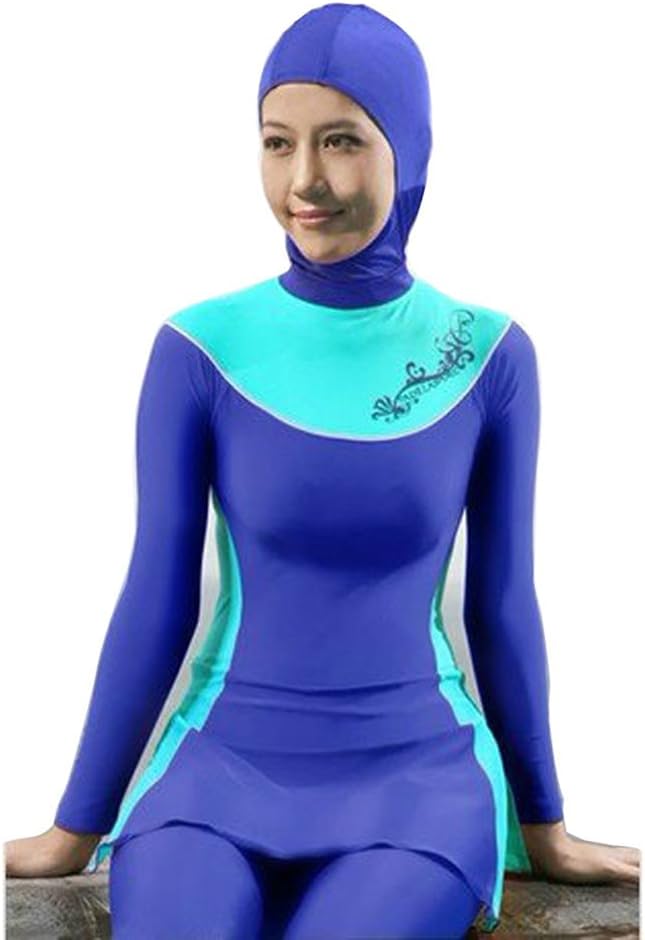 YONGSEN Muslim Women Modest Hijab Plus Size Muslim Swimwear Bathing Suit Beach Swimsuit Burkini