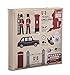ARPAN 6x4'' Large Slip In Case Memo Photo Album for 200 Photos Vintage Travel Memories Album (London Icons Design)