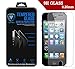 Iphone 5 Tempered Glass Screen Protector - Crystallize Protection for Your Apple Iphone 5/5S/5C - Scratch Resistant with 9H Hardness - Drop Protection - Round Edge and Thin Design at 0.26mm