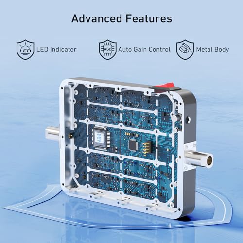 Cell Phone Booster for RV Truck Vehicle | Boost 3G 4G LTE Voice Data for All Canadian Carriers - Bell, Rogers, Telus & More on Band 2 4 5 12 13 17 | ISED Approved