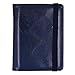 kandouren RFID Blocking Passport Holder Cover Case,Travel Luggage Passport Wallet Made with Blue Map Crazy Horse PU Leather for Men & Women