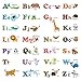 DECOWALL DW-1308 Alphabet ABC and Animals Kids Wall Stickers Wall Decals Peel and Stick Removable Wall Stickers for Kids Nursery Bedroom Living Room (Medium) d?cor