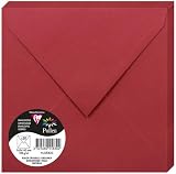 Clairefontaine 5583C Gummed Envelopes 16.5x16.5 cm Red 120 g/m² Pollen view 1