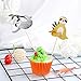 NUOBESTY 4pcs Sloth Cake Toppers Animal Birthday Party Fruit Cake Picks Food Decoration Supplies