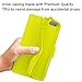 2017 NEW iPhone SE / 5S / 5 Case, IPHOX Magnetized Closure Card Slots Money Pouch Hand Strap, Retro Leather Wallet Case Purse Protective Cover Stand Feature Flip Book Case for iPhone SE/ 5S/ 5 - BU/GR
