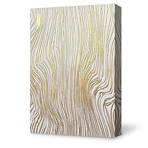 Canvas Wall Art for Living Room,Bedroom Home Decoration Gilding Abstract Artwork Ready to Hang - 12x18 inches