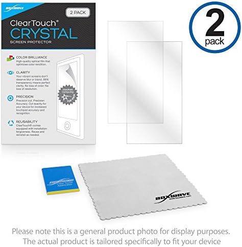 Tencent QQ Watch Screen Protector, BoxWave [ClearTouch Crystal (2-Pack)] HD Film Skin - Shields From Scratches for Tencent QQ Watch