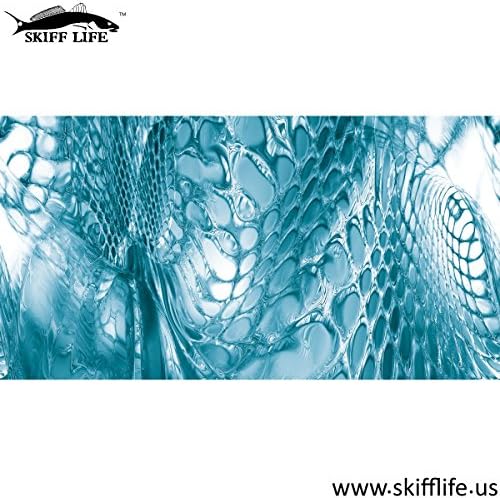 Skiff Life Face Neck Gaiter- Castnet Camo Aqua Print/Design