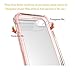 pajuva iPhone 7 Case Clear, iPhone 8 Case, PC+TPU Transparent Case Thin for iPhone 7/8 Crystal Clear Case with Bumper (Pink)