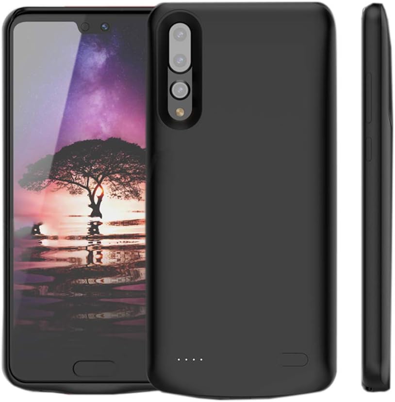 Huawei P20 Pro Battery Charger Case, OWENFORCE 6000mAh External Power Bank Cover Portable Charger Protective Charging Case for Huawei P20 Pro