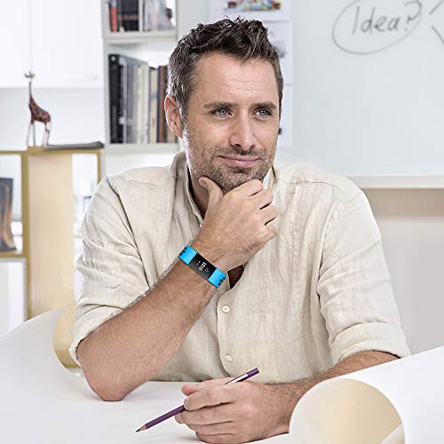 image for QIBOX Compatible with Charge 3 Bands, Sports Silicone Replacement Wome