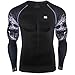 zipravs MMA Compression Tight Shirt Longsleeve Running Baselayer