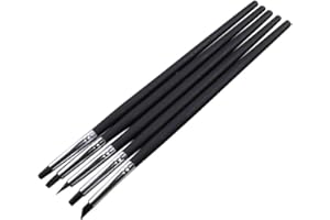 Clay Sculpting Tools - Professional Silicone Rubber Tip Paint Pens Brushes, Durable Metal Casings, Soft Silicone Tips for Sha