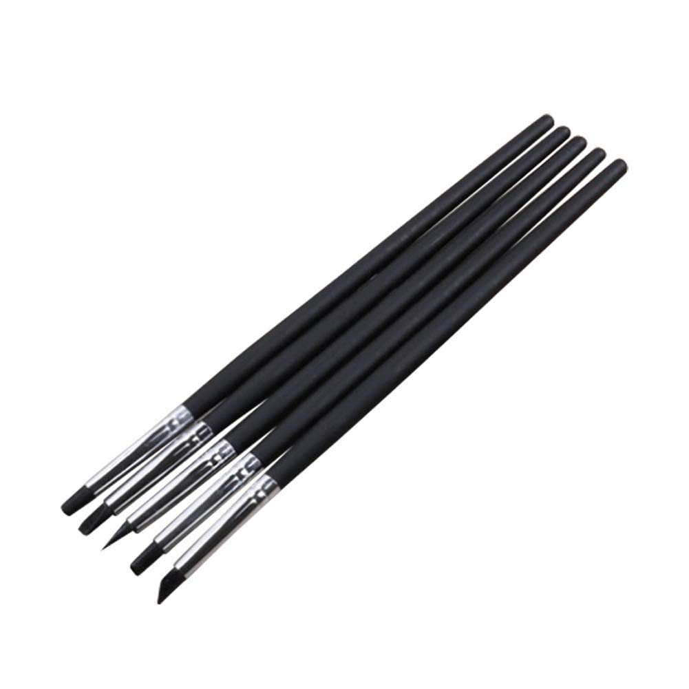 Clay Sculpting Tools - Professional Silicone Rubber Tip Paint Pens Brushes, Durable Metal Casings, Soft Silicone Tips for Shaping Modeling Wipe Out