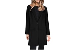 Sdwingk Women's Bussiness Casual Blazers Oversized Open Front Cardigan Long Sleeve Lapel Blazer Jacket Work Office Jackets