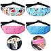 4 Pcs Toddler Car Seat Infants and Baby Head Support, Car Seat Neck Relief Head Strap, Safety Stroller Adjustable Head Holder Sleep Belt