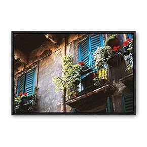 Framed Rural Landscape Photography Home Artwork for Living Room Bedroom