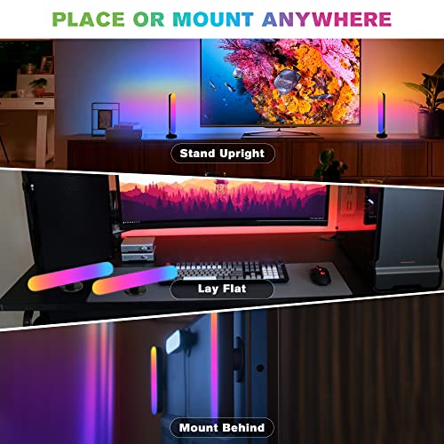 HUSUKU Smart LED Light Bar, RGBIC TV Gaming PC Room Ambient Lighting