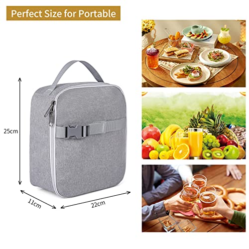 Insulated Lunch Bag for Women Men Work Lunch Pail Cooler, Reusable