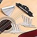 9 Understring Radius Gauge Luthier Tools 32 Blades Feeler Gauge Dual Marked Metric and Imperial Gap Measuring Tool for Guitar and Bass Setup (Set 1)