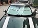 Yu Motor Foldable Windshield UV Sunshade Sun Shade Heat Isolate Mini Cooper,Tyvek White Clubman & Countryman, All Years