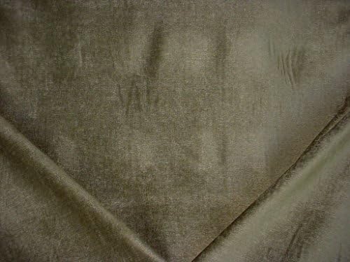 Golding Fabrics Sarah in Basil - Buttery Shimmering Solid Chenille Designer Upholstery Drapery Fabric - By the Yard
