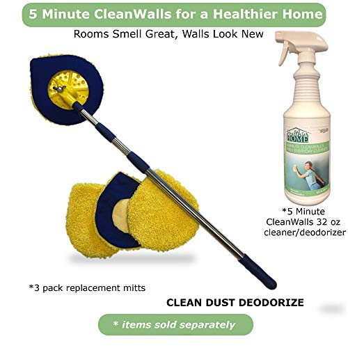 Chomp Long Handle Dust Mop5 Minute CleanWalls Extendable Wall Washer
