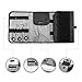 BAGSMART Compact Travel Cable Organizer Portable Electronics Accessories Bag for Various USB, Cables, Earbuds, Power Bank, Black