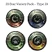 4.5 Inch Flap Disc (20 Pack Assortment) 40/60/80/120 Grit Type 29 Professional Grade Zirconia Alumina Abrasive Grinding Wheel and Flap Sanding Disc by DocaDisc
