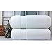 Super Thick and Thirsty 1,000 GSM Turkish Cotton Oversized Bath Sheets for Bathrooms Bed and Breakfast or Spa - Extra Large White Eco-Friendly Bath Towel Set, 30x60
