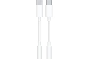 USB-C to 3.5mm Audio Headphone Adapter - HiFi 2 Pack Compatible with Apple iPhone 17 16 15 Samsung Galaxy S25 S24 S23 S22 S21