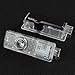 USA Stock Center 2pcs LED Car Door Shadow Projection Lamp Welcome Light Laser Emblem Logo Lamps for BMW 5 6 7 X1 GT
